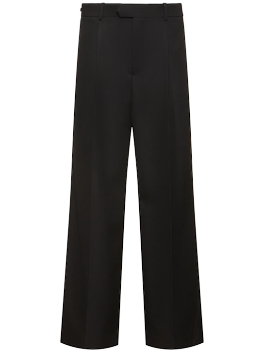 Carven: Grain de poudre wide pants - Black - women_0 | Luisa Via Roma