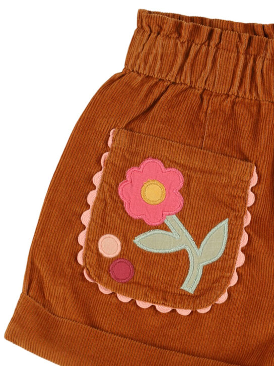 Louise Misha: コットンコーデュロイショートパンツ - kids-girls_1 | Luisa Via Roma