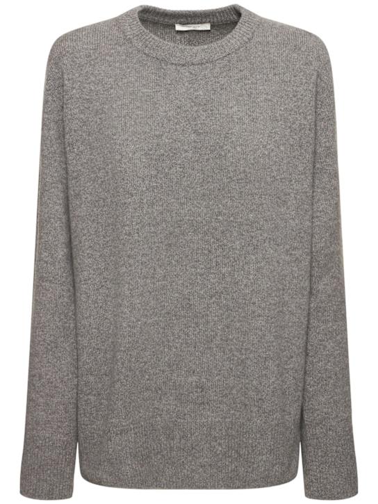 The Row: Sibem wool & cashmere crewneck sweater - women_0 | Luisa Via Roma