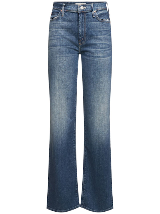 Mother: The Kick It denim straight jeans - women_0 | Luisa Via Roma