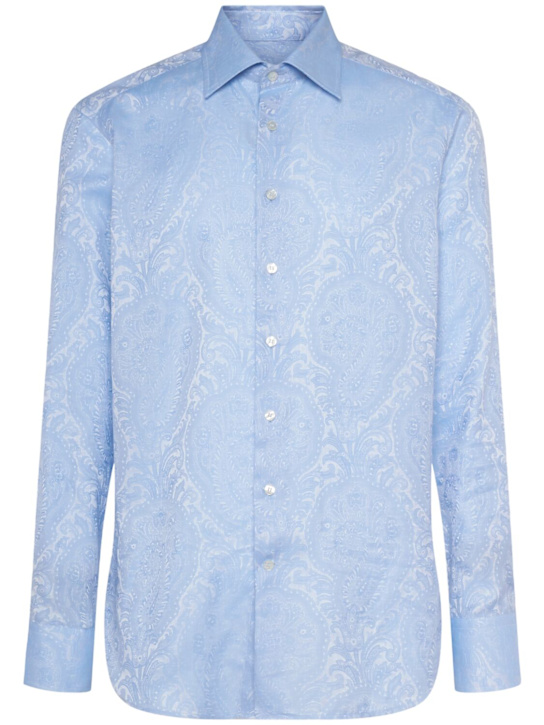 Etro: Paisley cotton shirt - men_0 | Luisa Via Roma