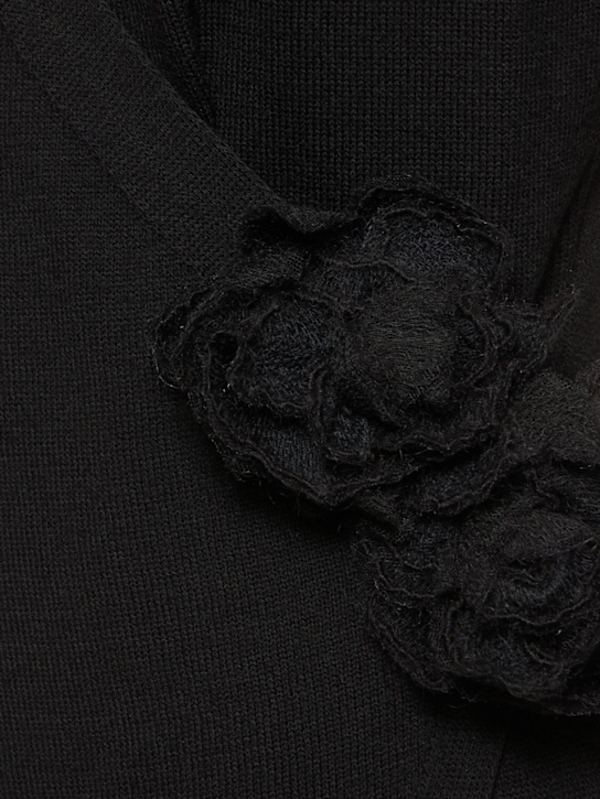 Ermanno Scervino: Vestito midi con scollo a V e inserti in pizzo - women_3 | Luisa Via Roma