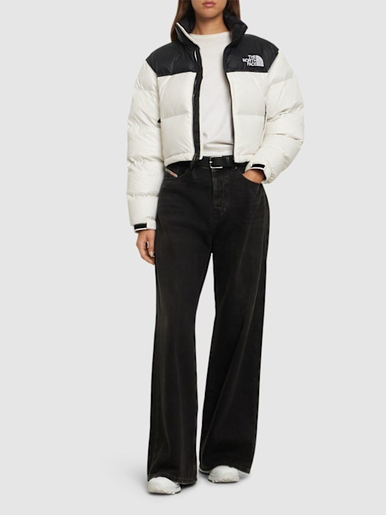 The North Face: Nuptse cropped down jacket - women_1 | Luisa Via Roma