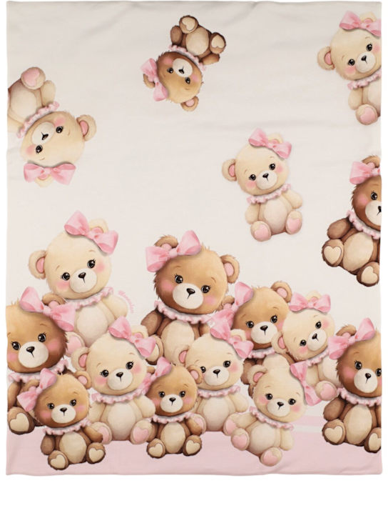 Monnalisa: Coperta in cotone interlock stampato - kids-girls_0 | Luisa Via Roma