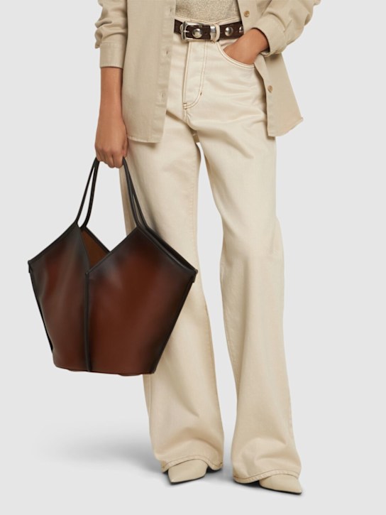 Hereu: Calella Airbrushed leather tote bag - women_1 | Luisa Via Roma