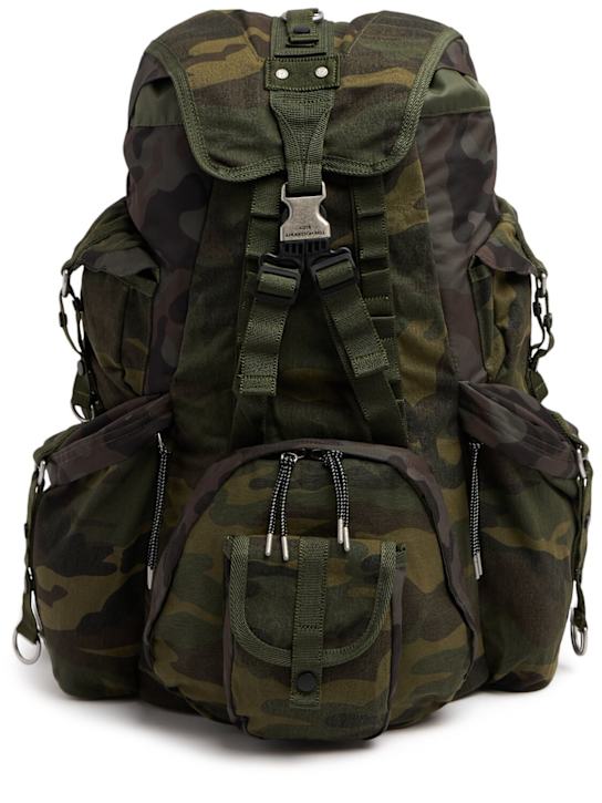 Andersson Bell: Unisex camouflage berlin backpack - men_0 | Luisa Via Roma