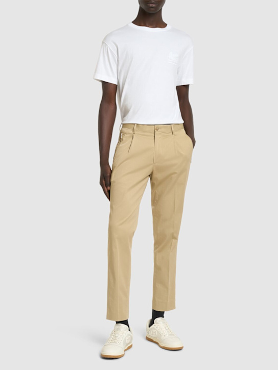 Etro: Cotton blend zipped pocket pants - men_1 | Luisa Via Roma