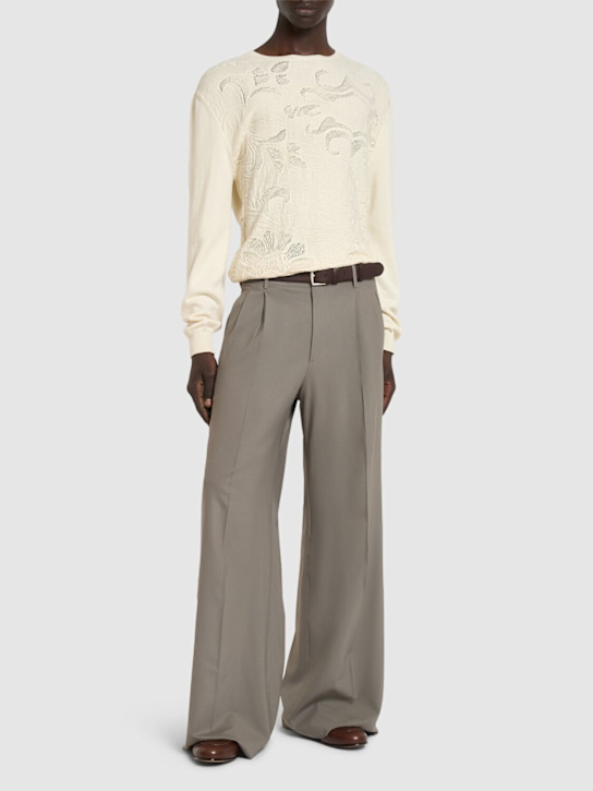 Etro: Cotton crewneck sweater - men_1 | Luisa Via Roma