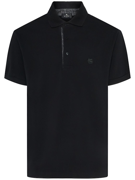 Etro: Roma棉质POLO衫 - men_0 | Luisa Via Roma