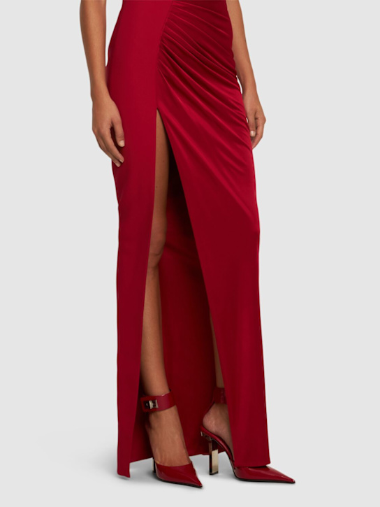 Versace: 105mm Patent leather pumps - women_1 | Luisa Via Roma