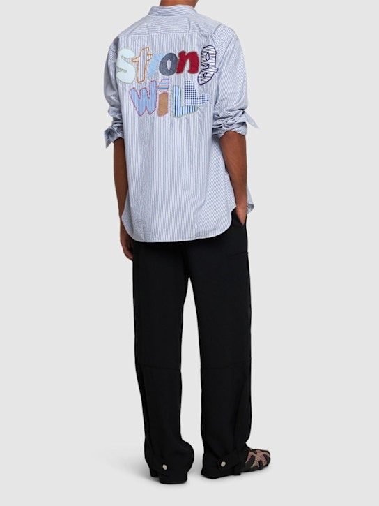 Comme des Garçons Shirt: Strong Will cotton shirt - men_1 | Luisa Via Roma