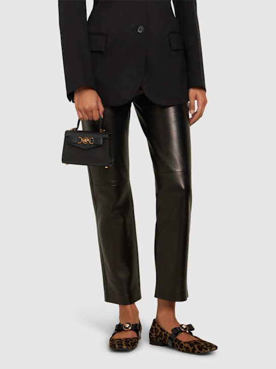 Versace: Mini Medusa '95 leather top handle bag - women_1 | Luisa Via Roma