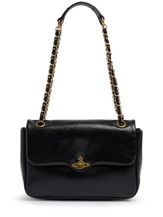 Vivienne Westwood: Anita Chain polished leather bag - women_0 | Luisa Via Roma