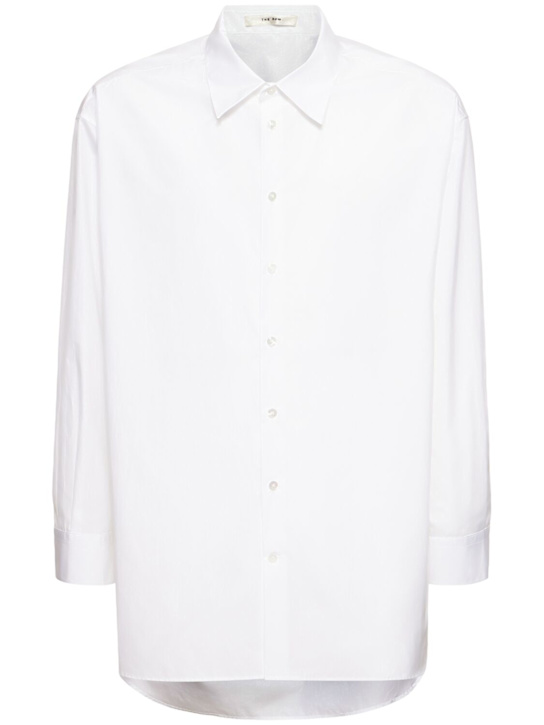 The Row: Lukre cotton shirt - White - men_0 | Luisa Via Roma