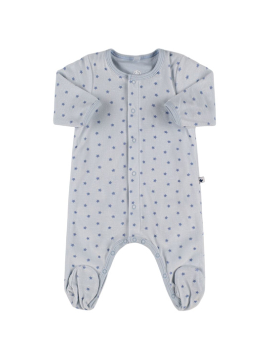 Petit Bateau: Star print organic cotton romper - kids-boys_0 | Luisa Via Roma