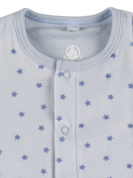 Petit Bateau: Star print organic cotton romper - kids-boys_1 | Luisa Via Roma