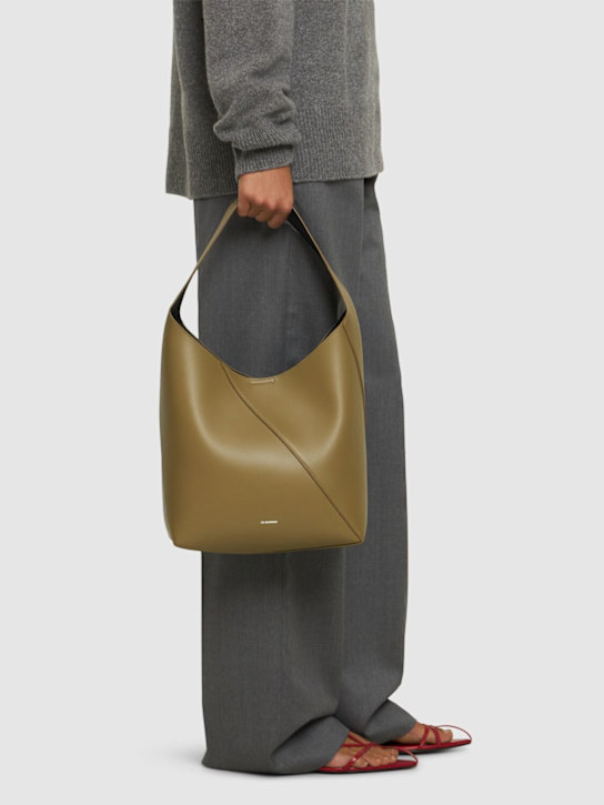 Jil Sander: Medium Vertigo smooth leather bag - women_1 | Luisa Via Roma