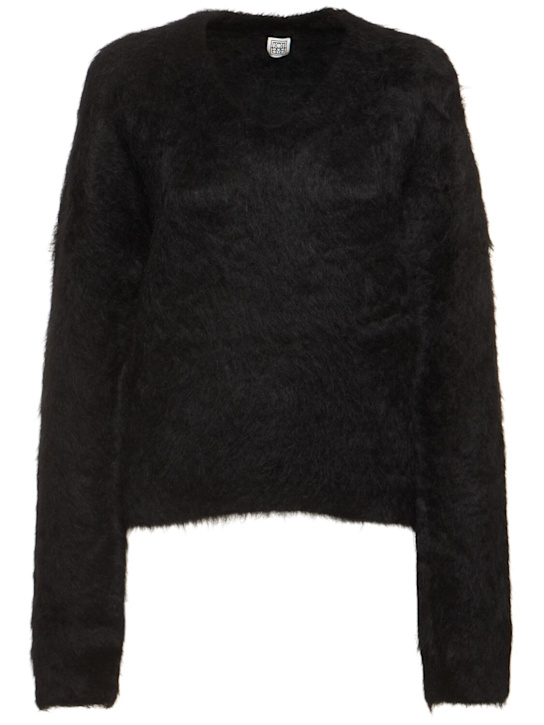 Toteme: Petite alpaca blend knit sweater - women_0 | Luisa Via Roma