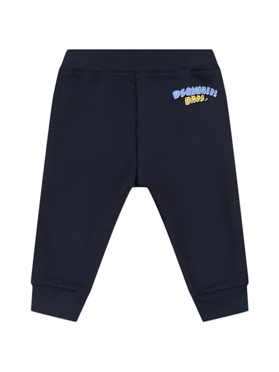 Dsquared2: コットンスウェットパンツ - kids-boys_1 | Luisa Via Roma