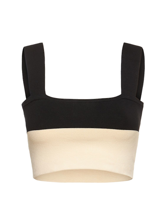 POSSE: Theo striped knit crop top - women_0 | Luisa Via Roma