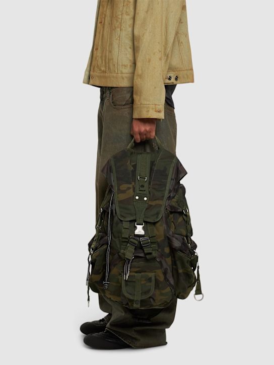 Andersson Bell: Unisex camouflage berlin backpack - men_1 | Luisa Via Roma