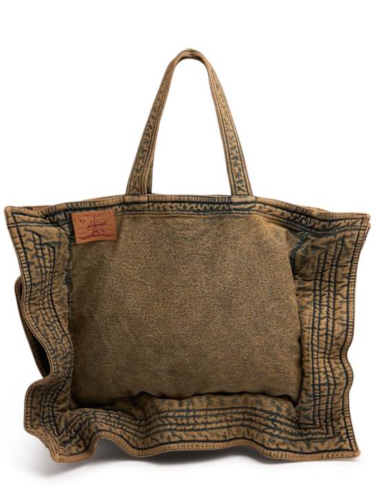 Y/PROJECT: Maxi Wire Cabas canvas tote bag - women_0 | Luisa Via Roma