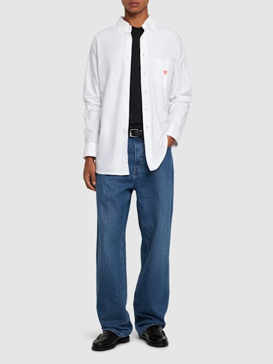 FILA +: F+ Adoro Oxford shirt - Pure White - men_1 | Luisa Via Roma