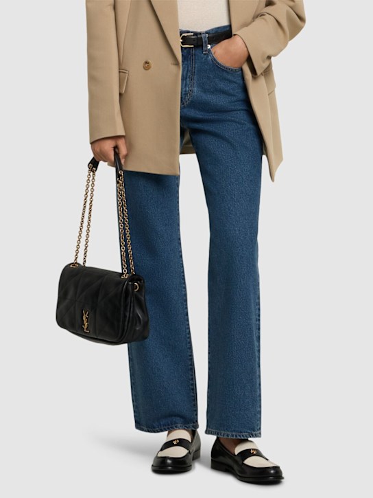 Tory Burch: 10mm Classic leather loafers - women_1 | Luisa Via Roma