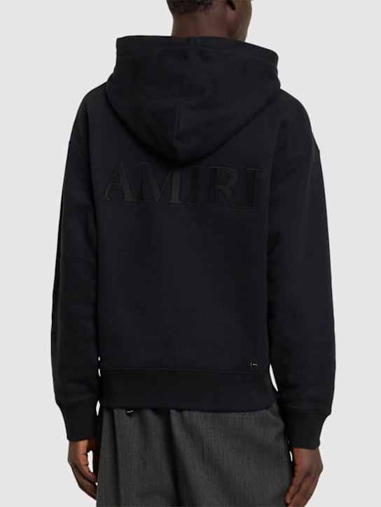 Amiri: Oversize hoodie - Black - men_2 | Luisa Via Roma