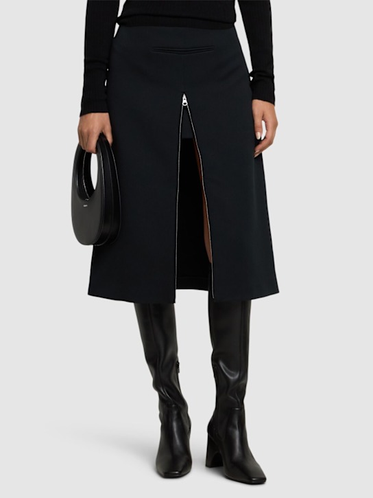 Coperni: 100mm Bridge stretch boots - women_1 | Luisa Via Roma