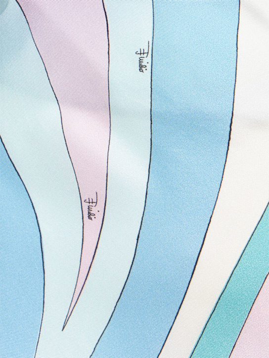 Pucci: Swan print silk skirt - women_1 | Luisa Via Roma