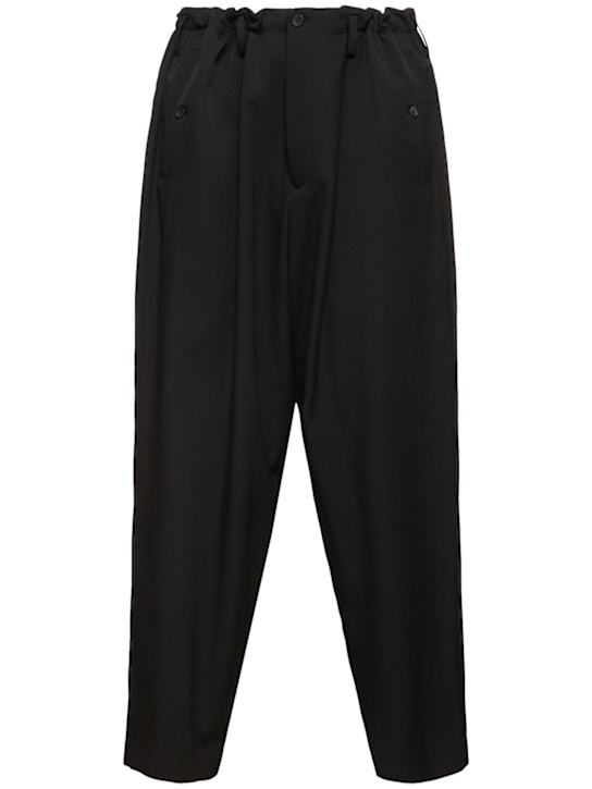 Yohji Yamamoto: Wide wool pants - men_0 | Luisa Via Roma