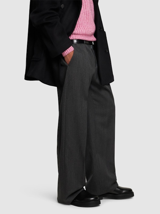 AMI Paris: Anatomical toe Chelsea boots - men_1 | Luisa Via Roma