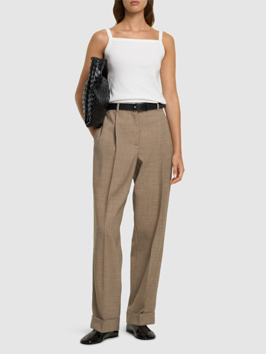 Flore Flore: May Cami有机棉罗纹背心 - 白色 - women_1 | Luisa Via Roma