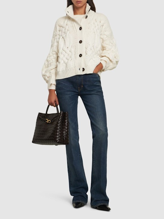 Brunello Cucinelli: Cardigan en cachemire - women_1 | Luisa Via Roma