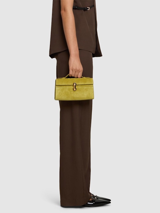 Savette: Symmetry suede pochette - women_1 | Luisa Via Roma