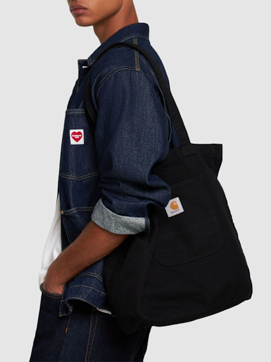 Carhartt WIP: Bayfield canvas tote - men_2 | Luisa Via Roma