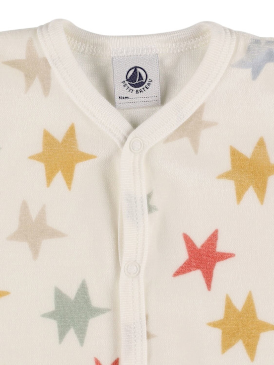 Petit Bateau: Printed cotton romper - kids-boys_1 | Luisa Via Roma