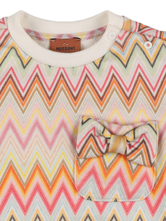 Missoni: コットンスウェットシャツ - kids-girls_1 | Luisa Via Roma