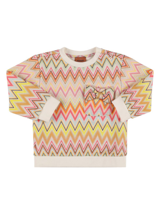 Missoni: コットンスウェットシャツ - kids-girls_0 | Luisa Via Roma