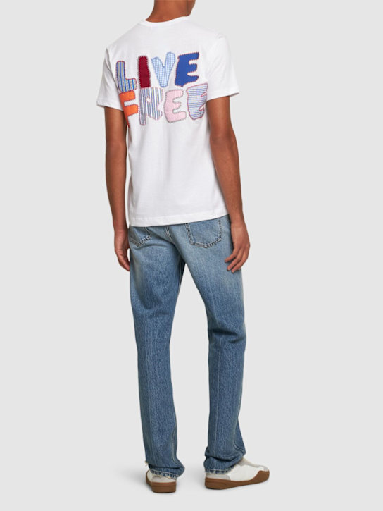 Comme des Garçons Shirt: Strong Will コットンTシャツ - men_1 | Luisa Via Roma