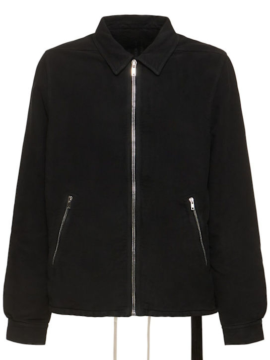 Rick Owens DRKSHDW: JKT zip-front jacket - men_0 | Luisa Via Roma
