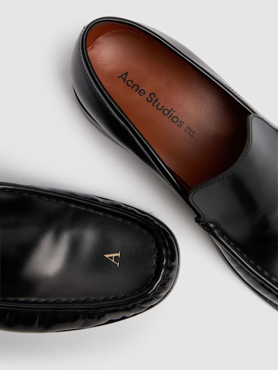 Acne Studios: 30mm Boafer Light M loafers - men_3 | Luisa Via Roma