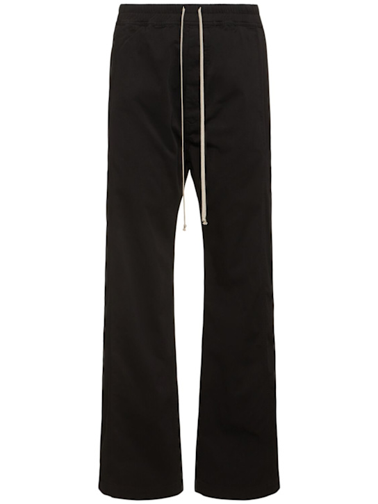 Rick Owens DRKSHDW: Pusher cotton twill pants - men_0 | Luisa Via Roma