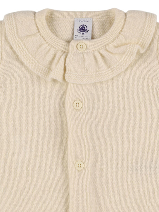 Petit Bateau: Cardigan in maglia di misto lana - kids-girls_1 | Luisa Via Roma