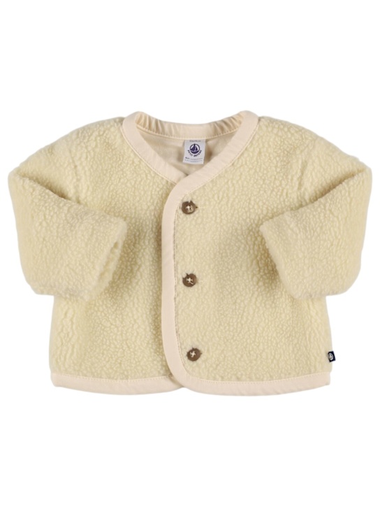 Petit Bateau: Jacke aus Teddystoff - kids-girls_0 | Luisa Via Roma