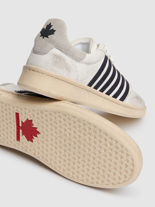 Dsquared2: Sneakers Boxer de piel - men_4 | Luisa Via Roma