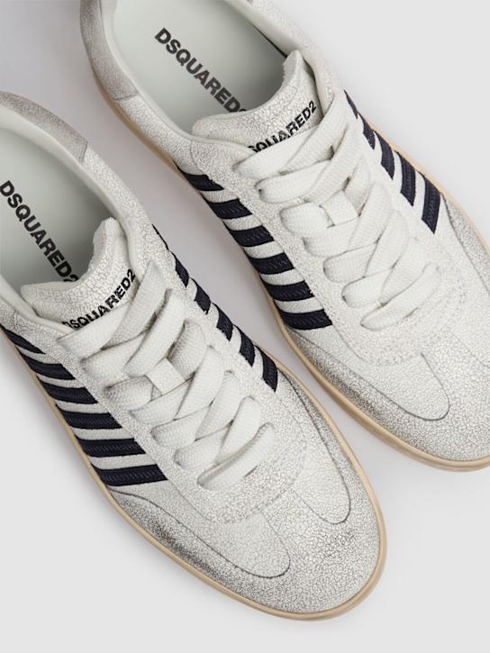 Dsquared2: Sneakers Boxer de piel - men_3 | Luisa Via Roma