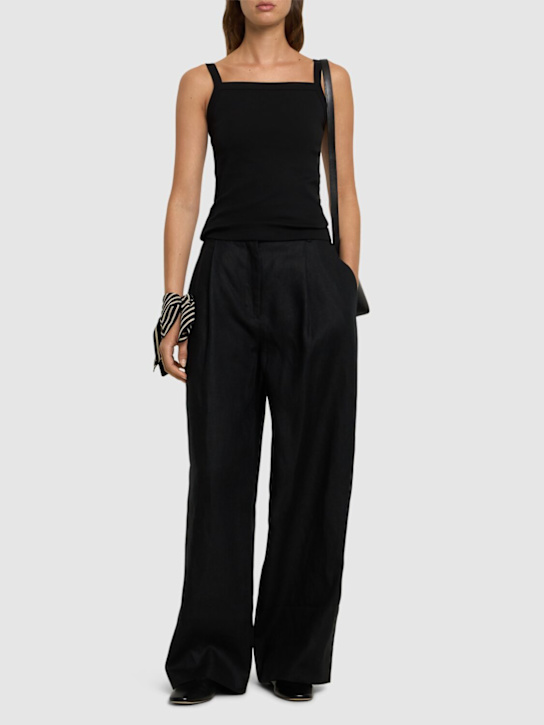 Flore Flore: May Cami organic cotton rib tank top - women_1 | Luisa Via Roma