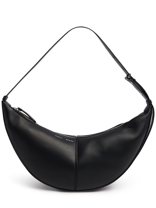 Proenza Schouler: Slide smooth leather shoulder bag - Black - women_0 | Luisa Via Roma